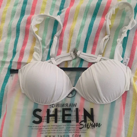 White bikini  bathing suit - Picture 3 of 7